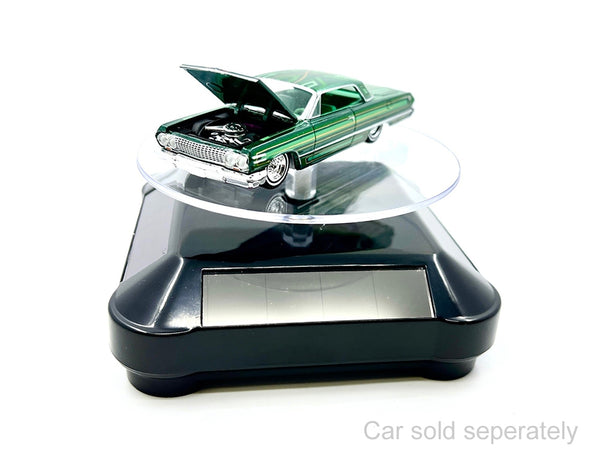 3.5 Solar Rotating Display Stand with Black Base for 1/64 Scale Model Cars11
