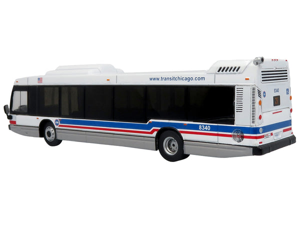 Nova Bus LFSd Transit Bus CTA Chicago "29 State to Navy Pier" Limited Edition to 504 pieces Worldwide "The Bus and Motorcoach Collection" 1/87 (HO) Diecast Model by Iconic Replicas