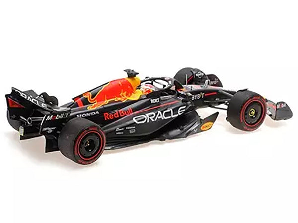 Red Bull Racing RB19 #1 Max Verstappen "Oracle" Winner F1 Formula One "Bahrain GP" (2023) with Driver Limited Edition to 720 pieces Worldwide 1/18 Diecast Model Car by Minichamps