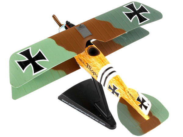 Albatros D.III Fighter Aircraft "Mops - D.2033/16" Imperial German Army Air Service 1/70 Diecast Model Airplane by Postage Stamp