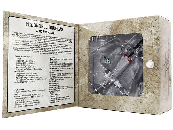 McDonnell Douglas A-4C Skyhawk Attack Aircraft "US Navy" 1/72 Diecast Model by Militaria Die Cast