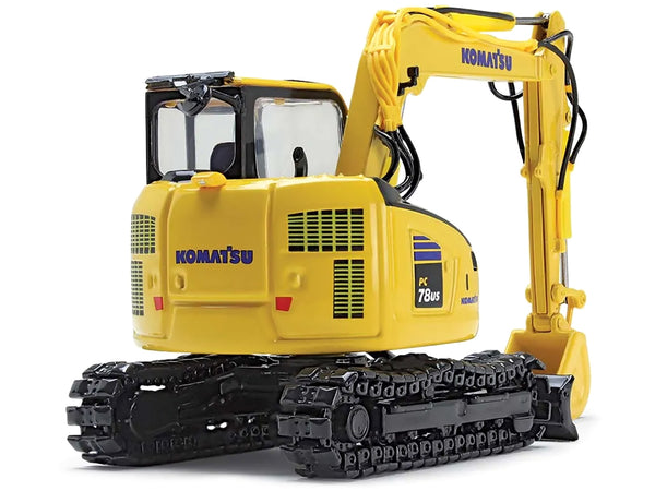 Komatsu PC78US-11 Excavator Yellow 1/50 Diecast Model by DCP/First Gear
