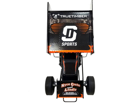 Winged Sprint Car #5 Spencer Bayston "TrueTimber Camo" CJB Motorsports "Rookie of the Year" "World of Outlaws" (2022) 1/18 Diecast Model Car by ACME