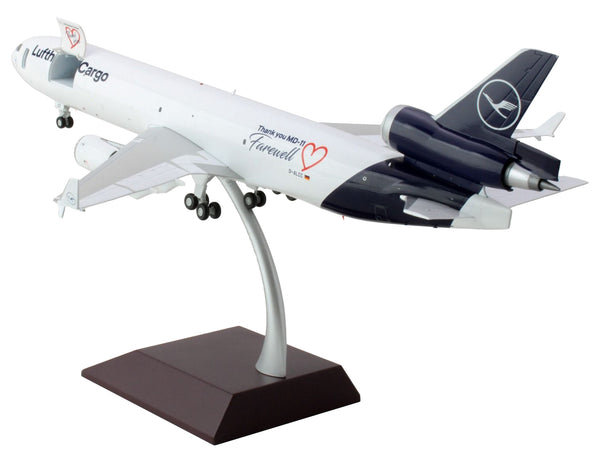 McDonnell Douglas MD-11F Commercial Aircraft "Lufthansa Cargo" White with Blue Tail "Gemini 200 - Interactive" Series 1/200 Diecast Model Airplane by GeminiJets