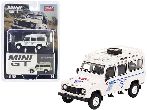 Land Rover Defender 110 "1991 Safari Rally Martini Racing" Support Vehicle 1/64 Diecast Model Car by True Scale Miniatures