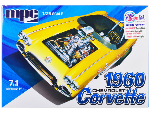 Skill 2 Model Kit 1960 Chevrolet Corvette 7-in-1 Kit 1/25 Scale Model by MPC