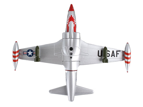 Lockheed F-80 Shooting Star Fighter Aircraft "Evil Eye Fleagle - Miss Barbara Ann" United States Air Force 1/96 Diecast Model Airplane by Postage Stamp