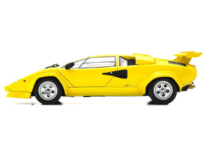 Lamborghini Countach LP 5000 Quattrovalvole Yellow 1/18 Diecast Model Car by Kyosho