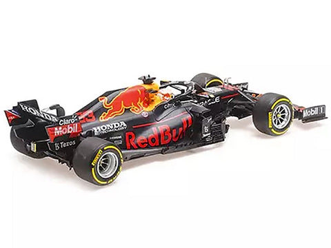 Honda Red Bull Racing RB16B #33 Max Verstappen "Oracle" Winner F1 Formula One Mexico GP (2021) with Driver Limited Edition to 1108 pieces Worldwide 1/18 Diecast Model Car by Minichamps