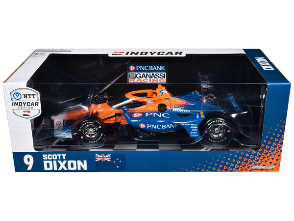 Dallara IndyCar #9 Scott Dixon "PNC Bank" Chip Ganassi Racing "NTT IndyCar Series" (2024) 1/18 Diecast Model Car by Greenlight