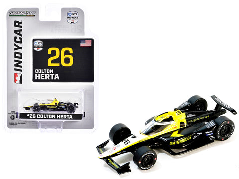 Dallara IndyCar #26 Colton Herta "Gainbridge" Andretti Autosport "NTT IndyCar Series" (2024) 1/64 Diecast Model Car by Greenlight