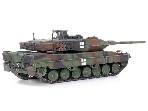 Leopard 2A6 Main Battle Tank Green Camouflage "Ukrainian Army" "Armor Premium" Series 1/72 Diecast Model by Panzerkampf