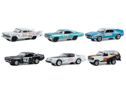 "Pikes Peak International Hill Climb" Series 1 Set of 6 pieces 1/64 Diecast Model Cars by Greenlight