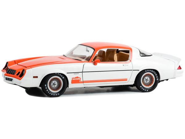 1979 Chevrolet Camaro Cascade Edition White and Orange "Oregon and Washington Limited Edition" 1/18 Diecast Model Car by Greenlight