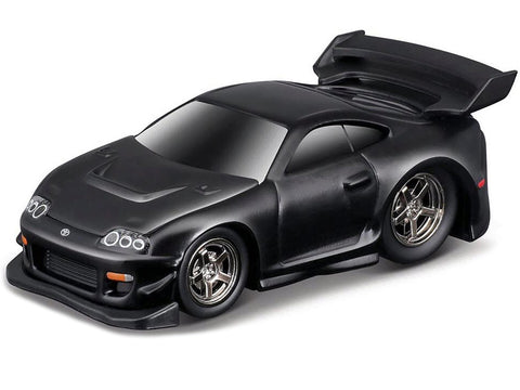 1995-97 Toyota Supra (MK4) Matt Black 1/64 Diecast Model Car by Muscle Machines