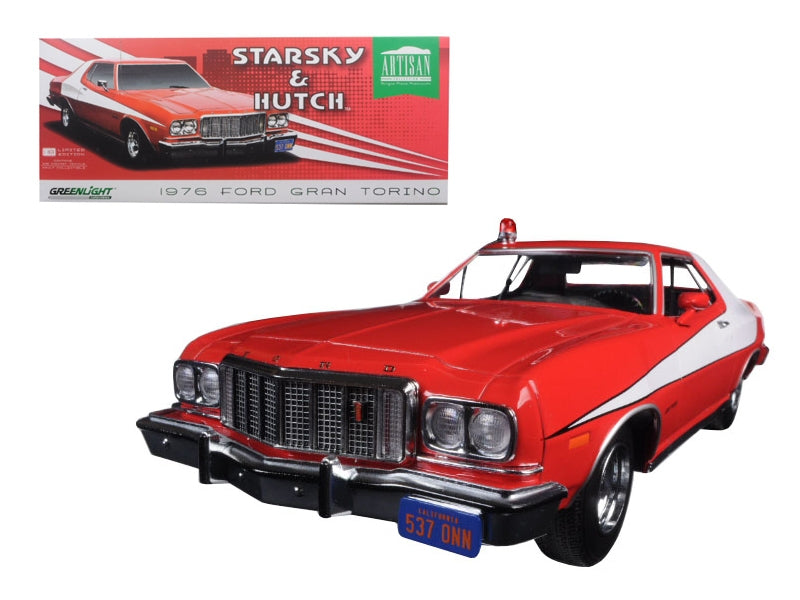 1976 Ford Gran Torino "Starsky and Hutch" (TV Series 1975-79) 1/18 Diecast Model Car by Greenlight