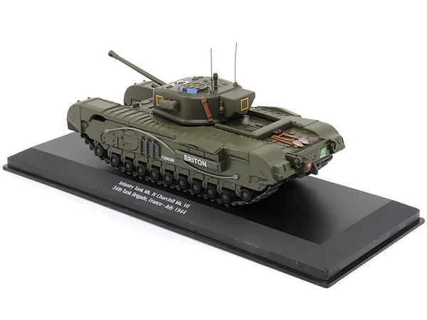 Infantry Tank Mk. IV Churchill Mk. VII "Briton" "UK 34th Tank Brigade France July 1944" 1/43 Diecast Model by AFVs of WWII