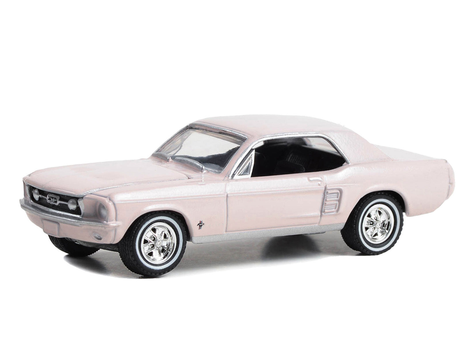 1967 Ford Mustang Coupe "She Country Special - Bill Goodro Ford Denver Colorado" Bermuda Sand "Hobby Exclusive" Series 1/64 Diecast Model Car by Greenlight