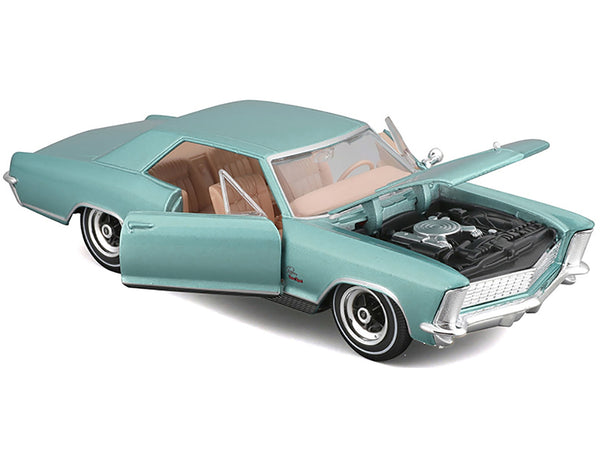 1965 Buick Riviera Gran Sport Light Blue Metallic "Special Edition" Series 1/26 Diecast Model Car by Maisto