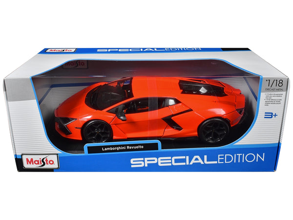 Lamborghini Revuelto Orange "Special Edition" Series 1/18 Diecast Model Car by Maisto