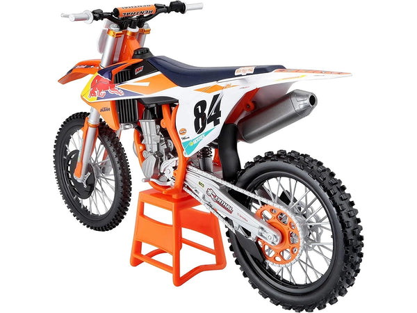 KTM 450 SX-F #84 Jeffrey Herlings "Red Bull KTM Factory Racing" (2018) 1/6 Diecast Motorcycle Model by Maisto