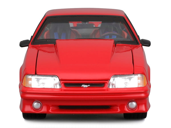 1993 Ford Mustang SVT Cobra Red "Classic Muscle" "Maisto Design" Series 1/24 Diecast Model Car by Maisto