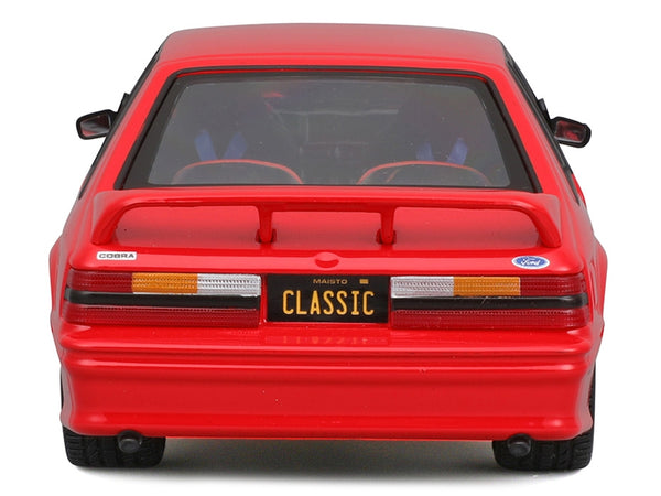 1993 Ford Mustang SVT Cobra Red "Classic Muscle" "Maisto Design" Series 1/24 Diecast Model Car by Maisto