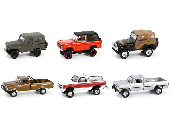 "All Terrain" Series 16 Set of 6 pieces 1/64 Diecast Model Cars by Greenlight