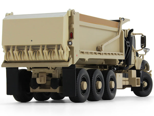 Mack Defense M917A3 Heavy Dump Truck Tan 1/50 Diecast Model by First Gear