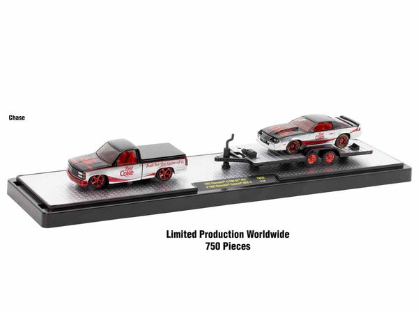 Auto Haulers "Soda" Set of 3 pieces Release 26 Limited Edition to 9600 pieces Worldwide 1/64 Diecast Models by M2 Machines