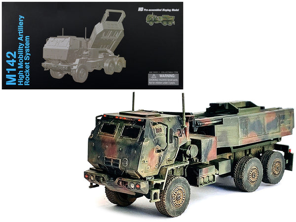 United States M142 High Mobility Artillery Rocket System (HIMARS) Green Camouflage "NEO Dragon Armor" Series 1/72 Plastic Model by Dragon Models