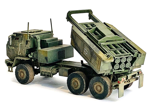 Ukraine M142 High Mobility Artillery Rocket System (HIMARS) Green Camouflage "NEO Dragon Armor" Series 1/72 Plastic Model by Dragon Models