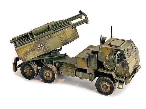 Ukraine M142 High Mobility Artillery Rocket System (HIMARS) Green Camouflage "NEO Dragon Armor" Series 1/72 Plastic Model by Dragon Models