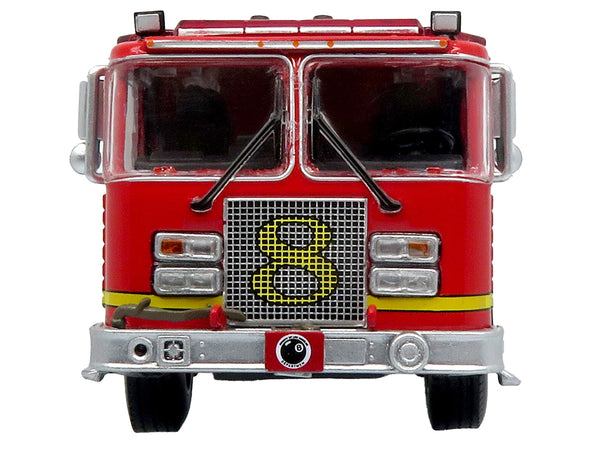 KME Predator Fire Engine #8 "Los Angeles County Fire Department" Red "5 Alarm" Series Limited Edition to 750 pieces Worldwide 1/64 Diecast Model by Iconic Replicas