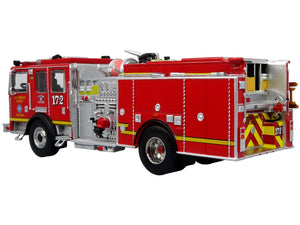 KME Predator Fire Engine #172 "Los Angeles County Fire Department" Red "5 Alarm" Series Limited Edition to 750 pieces Worldwide 1/64 Diecast Model by Iconic Replicas