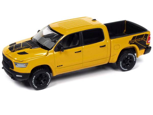 2023 Ram 1500 Rebel Havoc Edition Pickup Truck Baja Yellow "Muscle Trucks" Series 1/64 Diecast Model Car by Auto World