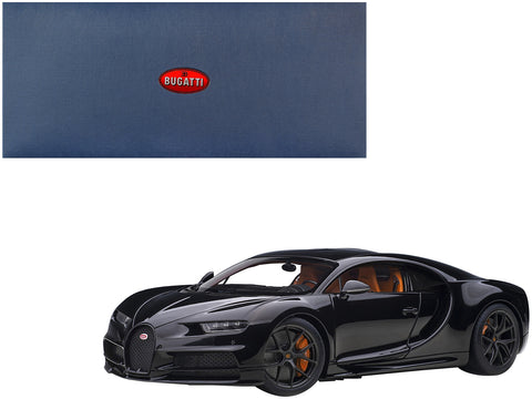 2019 Bugatti Chiron Sport Nocturne Black 1/18 Model Car by Autoart