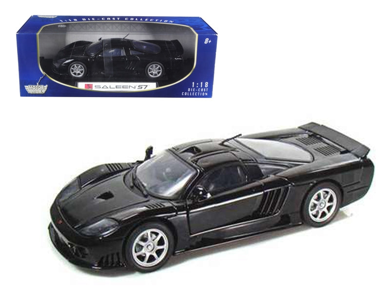 Saleen S7 Black 1/18 Diecast Model Car by Motormax