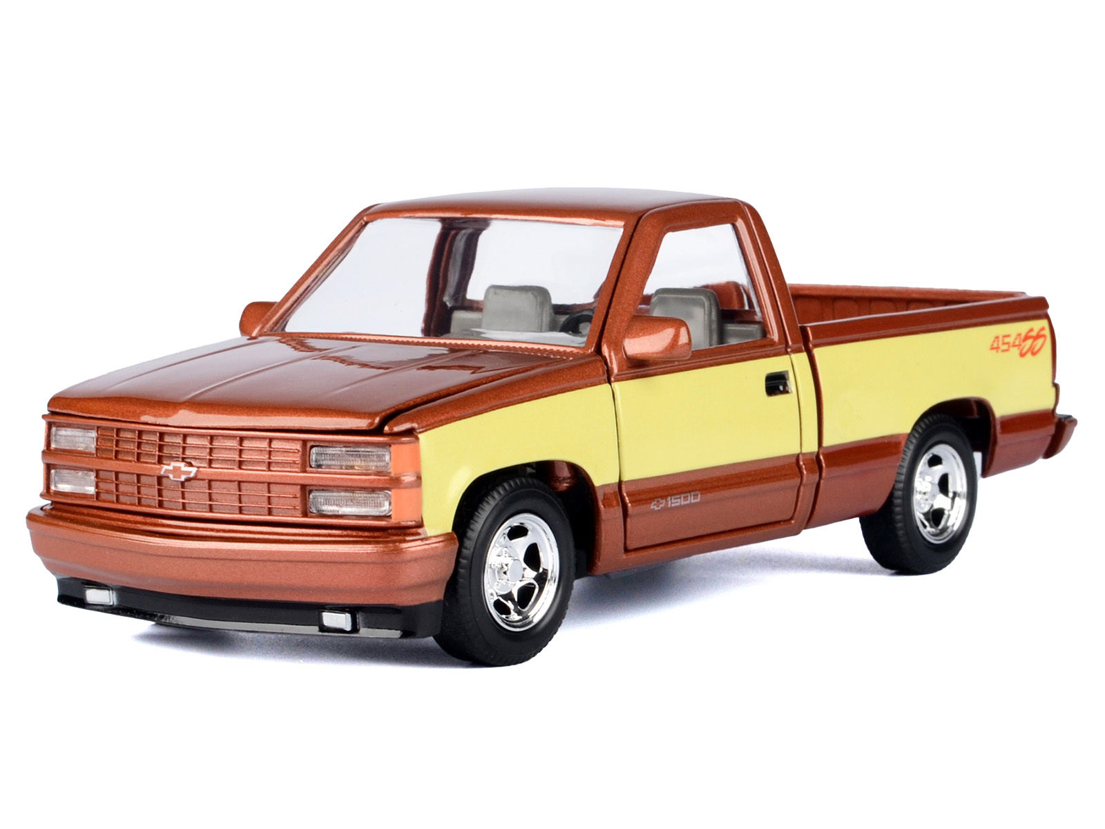 1992 Chevrolet 454 SS Pickup Truck Copper Metallic with Beige Sides "American Classics" Series 1/24 Diecast Model Car by Motormax