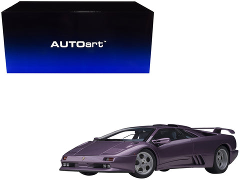 Lamborghini Diablo SE30 Jota Viola SE30 / Purple Metallic with Blue Interior 1/18 Model Car by Autoart