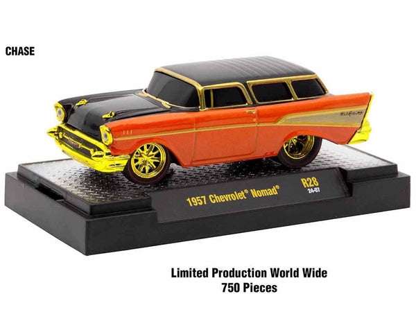 "Ground Pounders" 6 Cars Set Release 28 IN DISPLAY CASES Limited Edition 1/64 Diecast Model Cars by M2 Machines