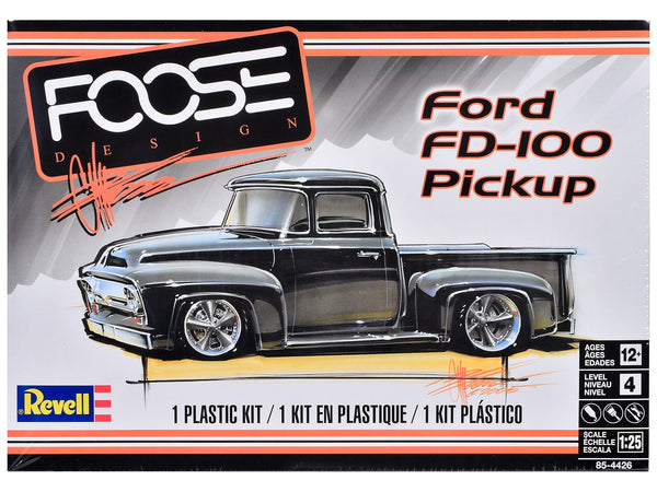 Level 4 Model Kit Ford FD-100 Pickup Truck "Foose" 1/25 Scale Model by Revell