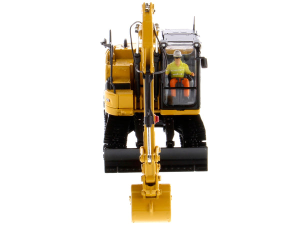 CAT Caterpillar 315 Track Type Hydraulic Excavator Yellow with Operator "High Line" Series 1/50 Diecast Model by Diecast Masters