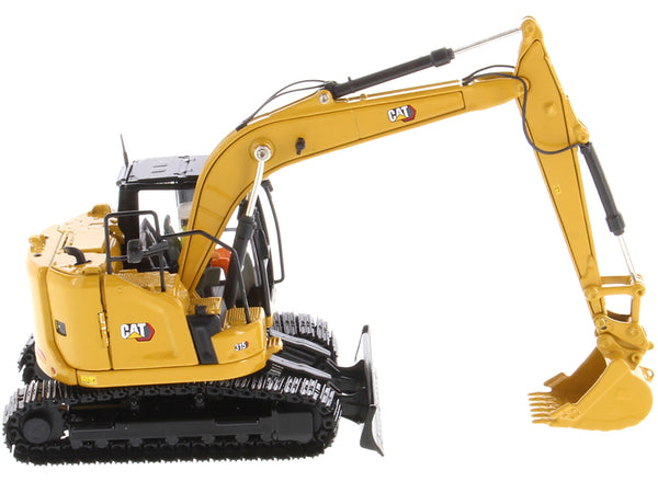 CAT Caterpillar 315 Track Type Hydraulic Excavator Yellow with Operator "High Line" Series 1/50 Diecast Model by Diecast Masters