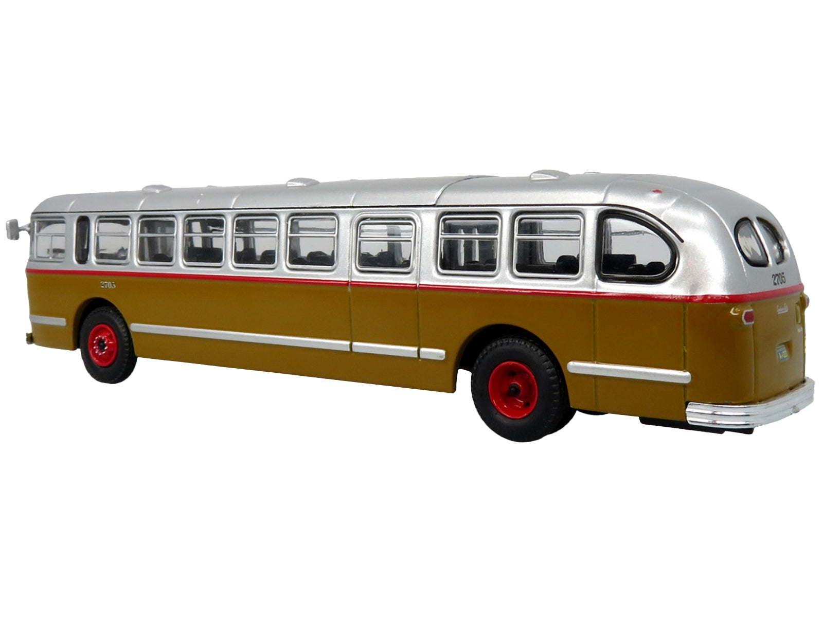 1952 CCF-Brill CD-44 Transit Bus STM (Societe de Transport de Montreal) "S-Laurent" "Vintage Bus & Motorcoach Collection" 1/87 (HO) Diecast Model by Iconic Replicas