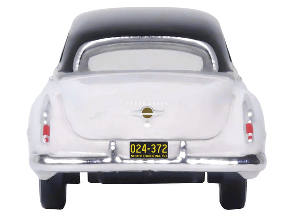 1950 Oldsmobile Rocket 88 Coupe Marol Gray with Black Top 1/87 (HO) Scale Diecast Model Car by Oxford Diecast