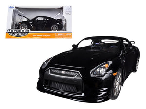 2009 Nissan GT-R R35 Black 1/24 Diecast Car Model by Jada