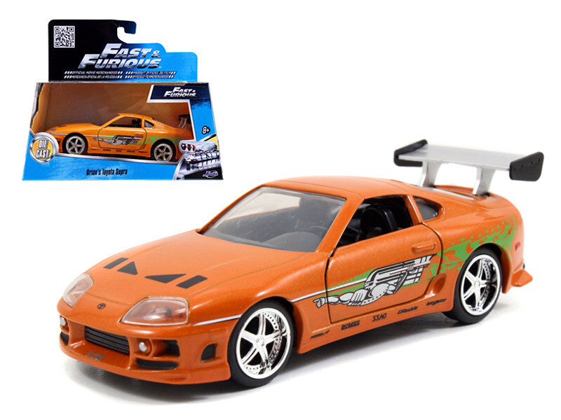 Brian's Toyota Supra Orange "Fast & Furious" Movie 1/32 Diecast Model Car by Jada