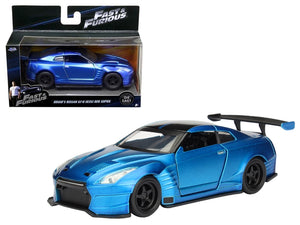 Brian's 2009 Nissan GTR R35 Blue Ben Sopra "Fast & Furious" Movie 1/32 Diecast Model Car  by Jada