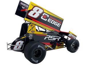 Winged Sprint Car #8 Cory Eliason "Commercial Edge" RSR "High Limit Sprint Car Series" (2024) 1/18 Diecast Model Car by ACME